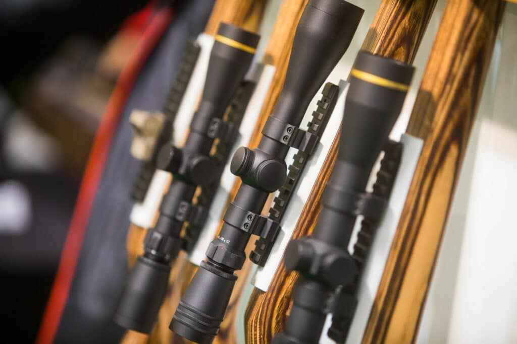 rifle optics, scopes, and red dots for rifle training